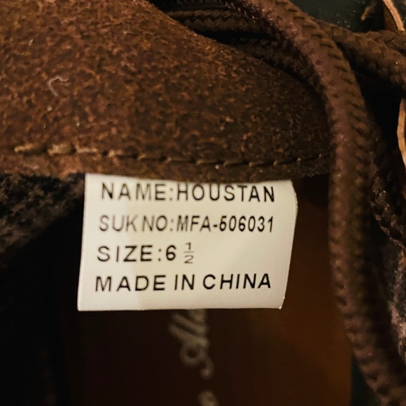 Ferro Aldo black brushed leather size 6.5 - Picture 5 of 5